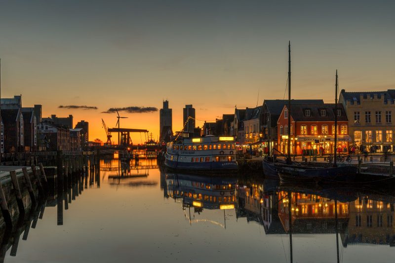 Sonnenuntergang Husum