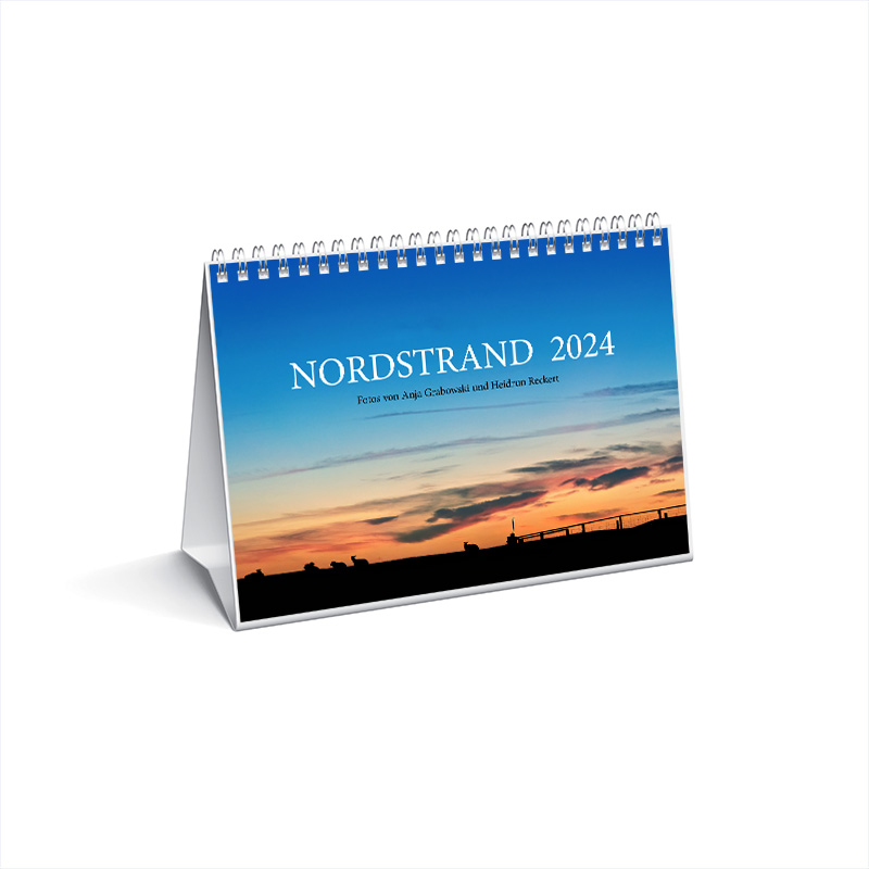Kalender Nordstrand 2024 - Tischkalender A5 Quer