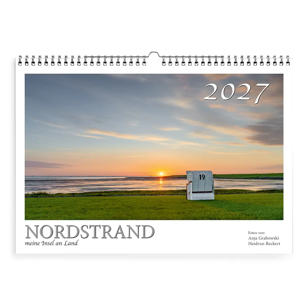 2027 Nordstrand - Wandkalender A3 Titelblatt